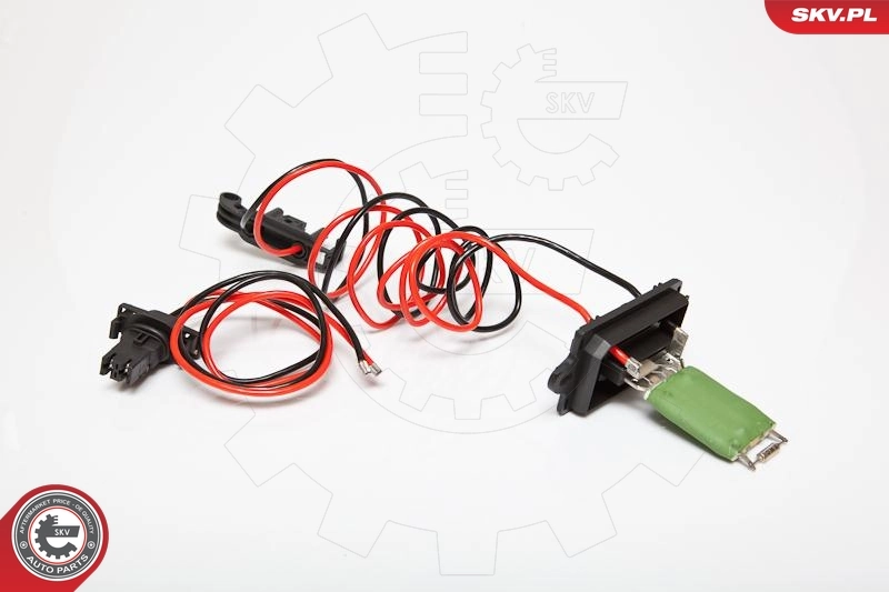 Resistor, interior blower